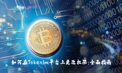 如何在Tokenim平台上更改权限：全面指南